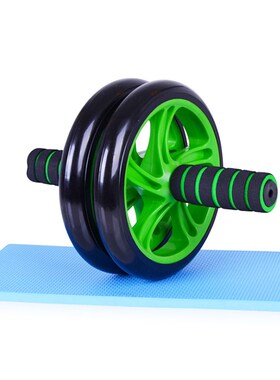 速发收轮滚轮双轮静音健腹器单腹健肌轮健/士男身器材包P1wHX4RFO