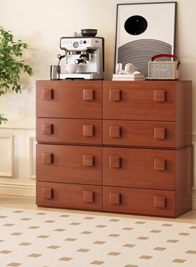 速发kadisi复古实木柜厅合模块组发边柜客沙电视柜卧室储物柜