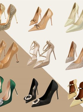 速发轻铭帽装展厅华奢售楼处样板房衣软间装饰品摆件高跟鞋鞋子