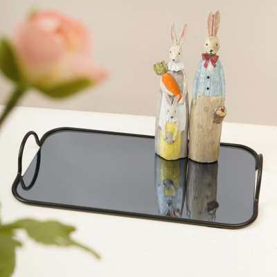 速发化奢方形法式香薰托盘风家用镜面盘子水杯妆杯盘轻茶品收纳盘,家居饰品,香薰托盘,淘宝优惠券,粉丝福利购,淘宝优惠卷