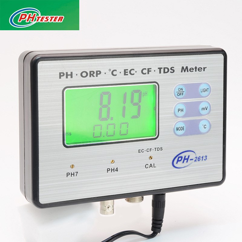 速发多功能监测仪PH261 PH/ORP/温度/电导率/TDS/CF多参数监测仪