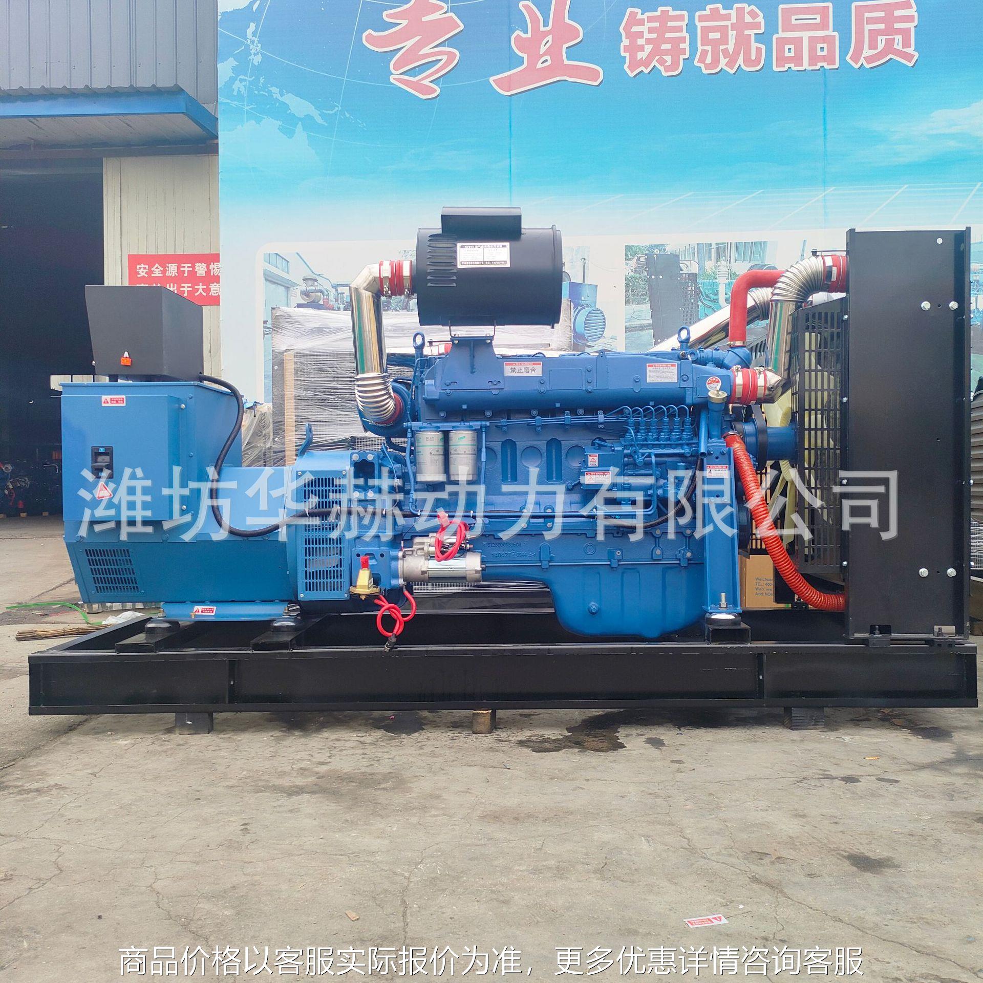 潍坊动力 250kw柴油发电机组 工地酒店备用250千瓦柴油发电机