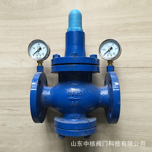 厂家维修检测阀门 双压力表减压阀 锻钢法兰中压高温减压阀DN40