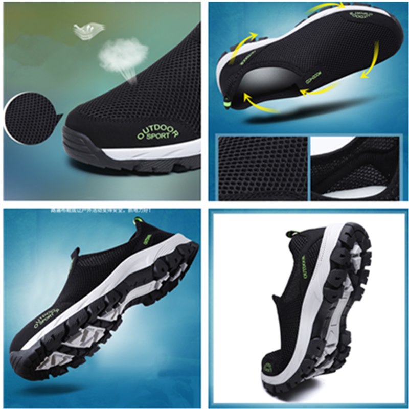 VEAMORS Hiking Shoes Mesh Outdoor for Men Sneakers Casual Cl