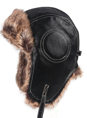 Mens Winter Hat Ushanka Trapper Bomber Hat Men 2021 Soft Le