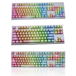 1 Set Replaceable PBT Keycaps 87 104 108 Transparent