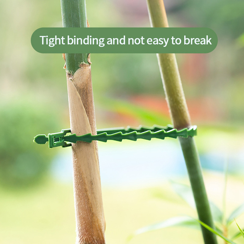 Self-locking Plastic Tie Adjustable Plastic Plant Cable Tie