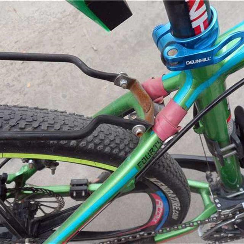 自行车货架转接片 后衣架iu型片 山地变速单车配件//货k架转接片