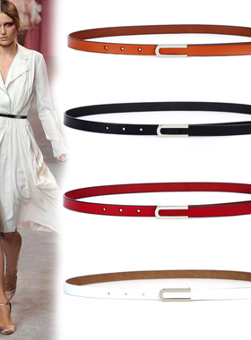 High Quality Real Cowskin Leather Belt Fashion Alloy Buckle
