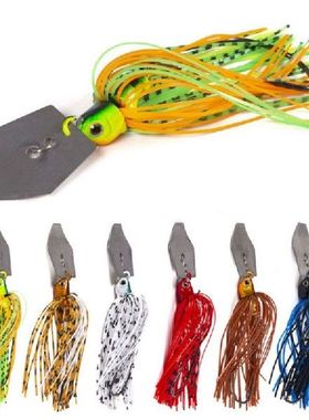 1PCS Spinner Bait Fishing Lure Chatter Bait Wobbler