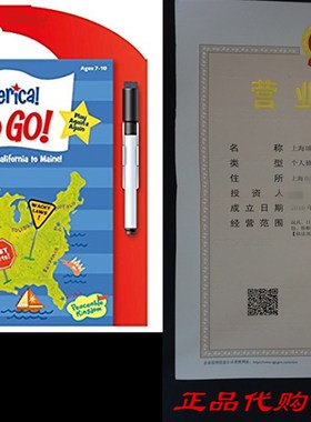 Peaceable Kingdom Get Going, America Write and Wipe Games T