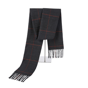 Winter Scarf Mens Warm Foulard Solid Scarves Fashion Casual