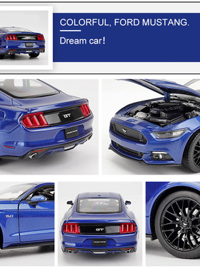 Welly 1:24  Ford Mustang GT alloy car model Diecasts & T