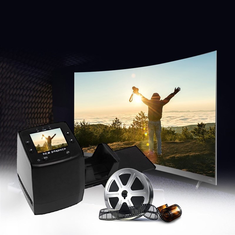 新品Digital 35mm 135mm Negative Slide Film Scanner Converter
