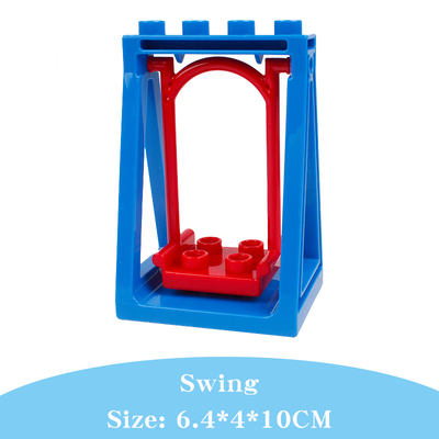 Blocks Amusement Park Ladder Swings Accessory Large Particle