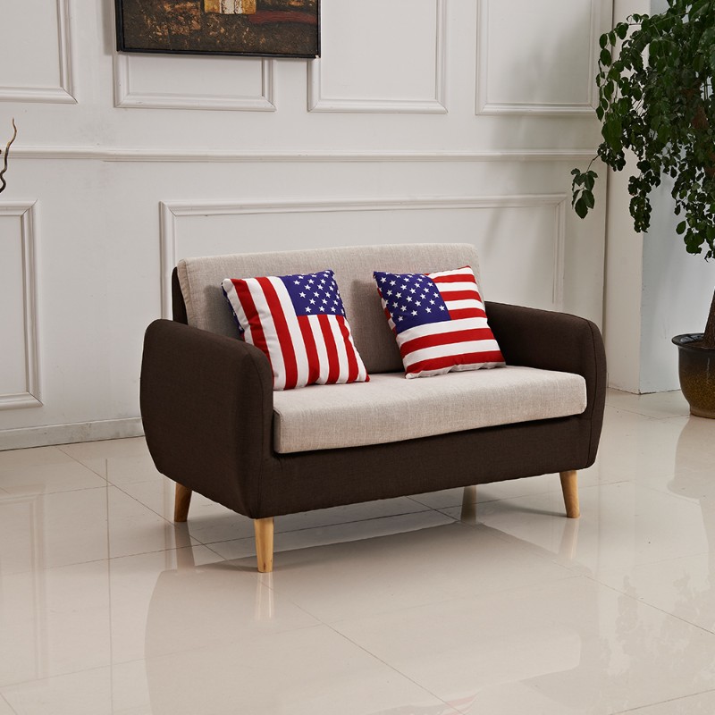 复古咖啡厅沙发组合 西餐厅桌椅 甜品卡座 奶茶店沙发桌椅布艺