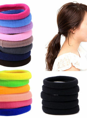 100Pcs Diameter 35MM Hair Bands tail Holder Hair Ties Headba