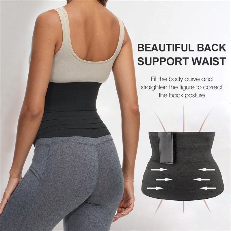 Waist Trainer for Women Snatch Me Up Bandage Wrap Lumbar Wai