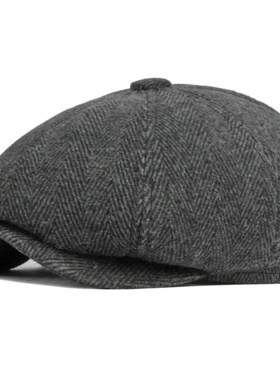 HT3336 Autumn Winter Cap Hat Thick Warm Men Beret Cap Male V