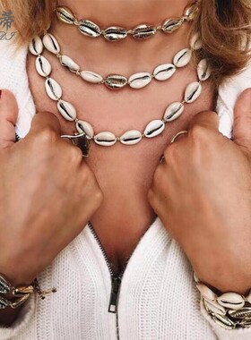 Beach wind necklace chain chain chain suit shell conch Ocean