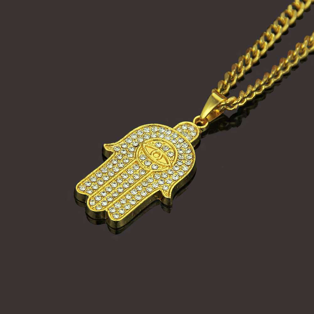 Accessories Bergamot eye Diamond Pendant Necklace mens pers