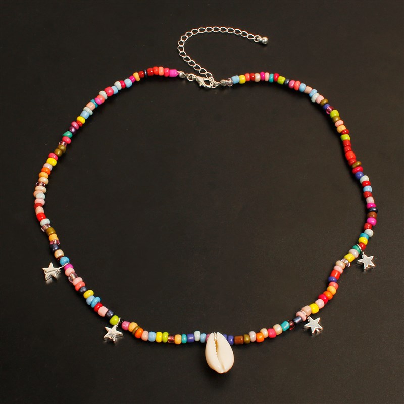 Shell necklace, clavicle chain, fashionable color ladys fiv