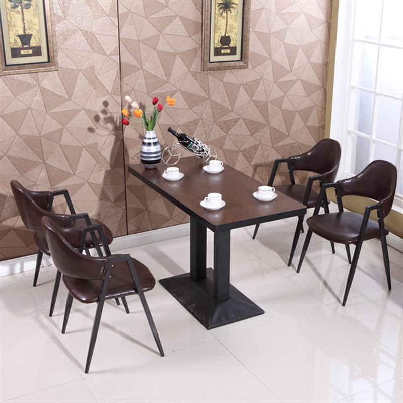 餐饮店A椅奶茶甜品店咖啡厅西餐厅酒吧快餐店桌椅子卡座沙发组合