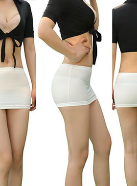 Women Sexy Night Club Pencil Skirts See Through Transparent