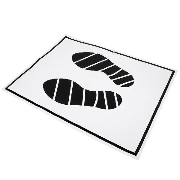 50pcs Floor Mats Paper Vehicle Foot Pads Tapetes Para Car
