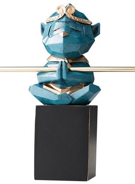 轻奢悟空摆件斗战胜佛齐天大圣北欧风格电视柜酒柜玄关装饰品摆设