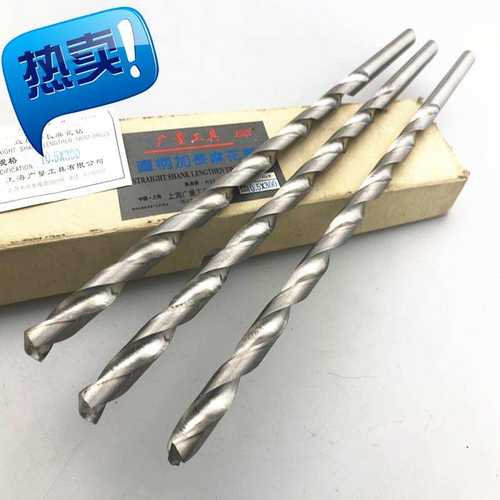 加长直柄6钻 w6542加长钻头 全磨制高速钢特长麻花钻5-16*450