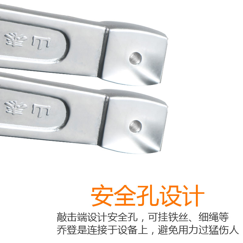 泰山重型敲击开口扳手直柄单头呆扳手24-30/36/46-65MM汽修工具