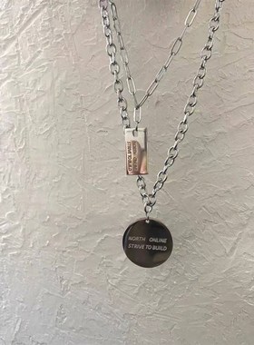 Simple letter pendant wild ins round card square card double