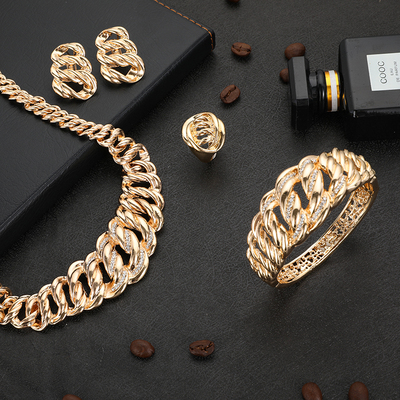 Wholesale Dubai XXOO Jewelry Sets for Women I love YOU Neckl