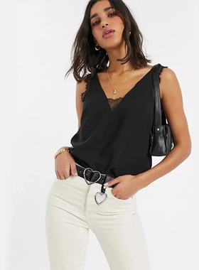 Genuine leather ladies high quality alloy love pin buckle fa