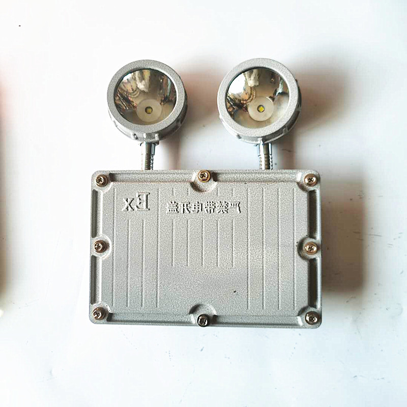 防爆应急灯壁挂式DC24V36V 3小时180分钟120分钟隔爆型双头应急灯