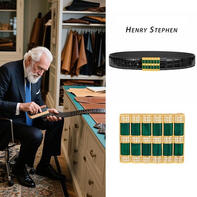 时尚新款史蒂芬高端皮带