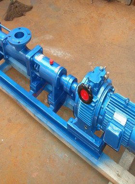 恒阳污泥单螺杆泵 汽柴油输送泵污水处理螺杆泵 G型液态输送泵