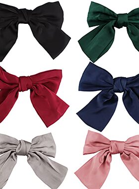 Big Hair Bows for Women 6 inch Cute Hair Clips Bows Clips fo