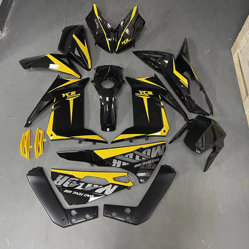 公路赛刀锋400跑车烤漆件外壳配件诺玛刀风Y2机车趴赛头罩大护板