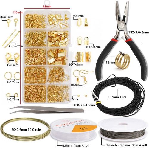 Earring Hook Jump Rings Lobster Clasp Diy Jewelry Making Kit