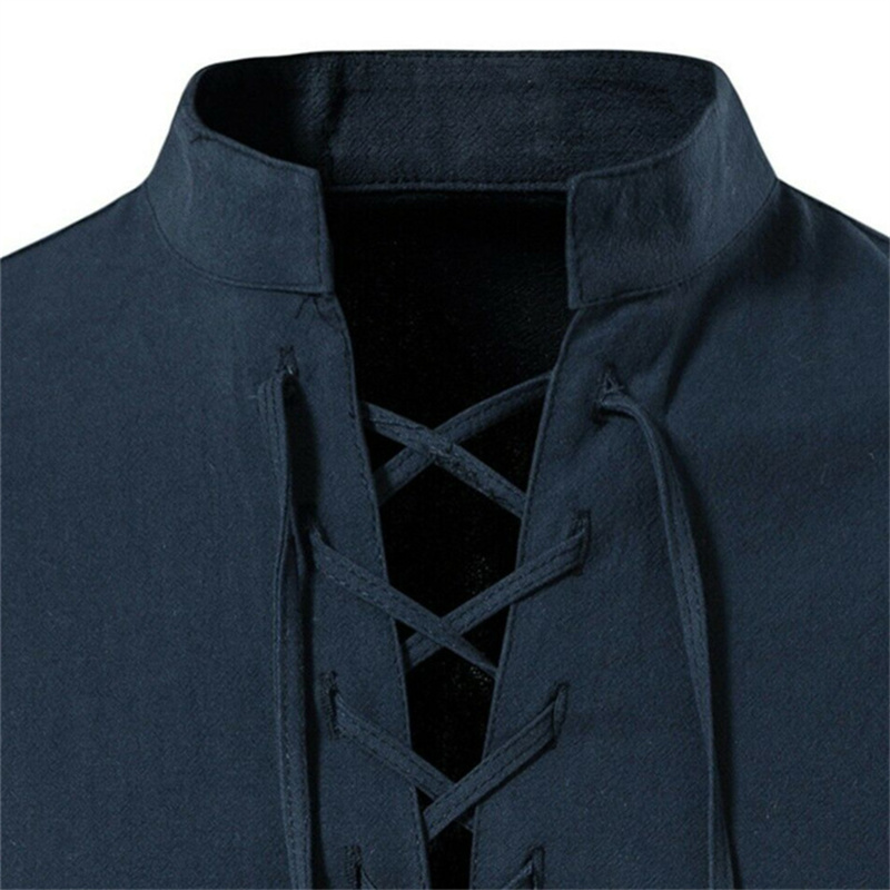 极速2022 New Men's V-neck shirt T-shirt Fashion Vintage Thin