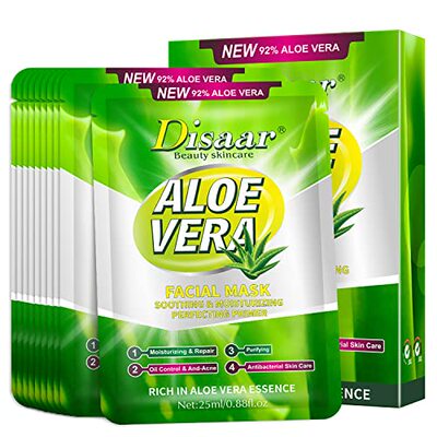DISAAR Beauty Aloe Vera Facial Mask Soothing Essence Moistur