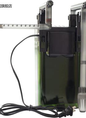 雅柏UP120过滤桶鱼缸草缸水族过滤器壁挂式三合一净水循环过滤器.