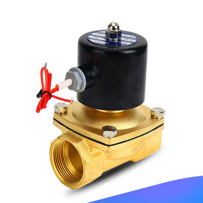 好货余姚常闭电磁阀水阀铜气阀控制阀开关电子阀220V24V全铜4分6
