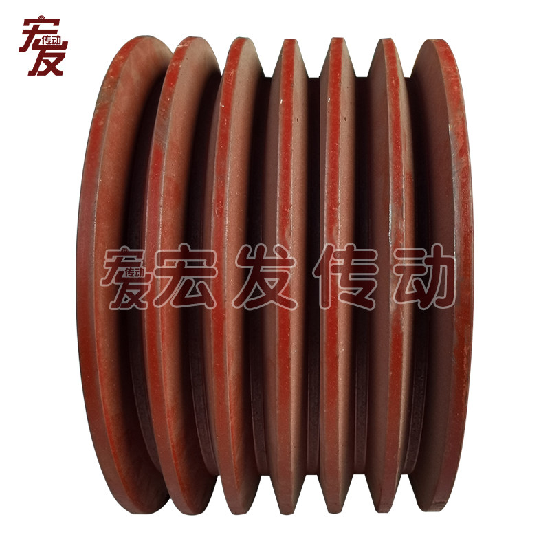 极速三角皮带轮 电机皮带轮 C型 6槽 C6-340 可加工内孔 键槽