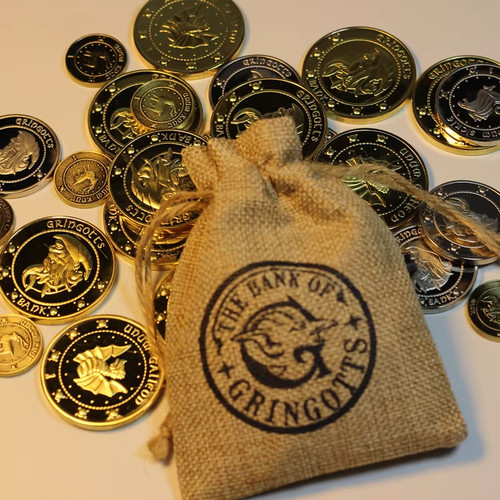 哈利波特周边古灵阁金币金加隆