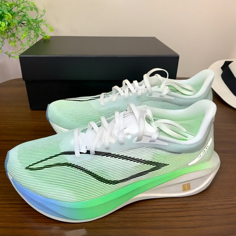 飞电5C跑鞋男款碳板减震运动鞋女款专业竞速跑步鞋学生体测运动鞋