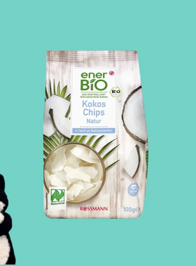 【满300包邮】#德国直邮#ener bio有机椰子片100g