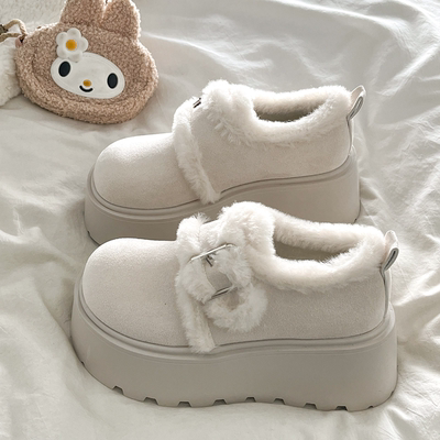 休闲增高雪地靴毛毛鞋